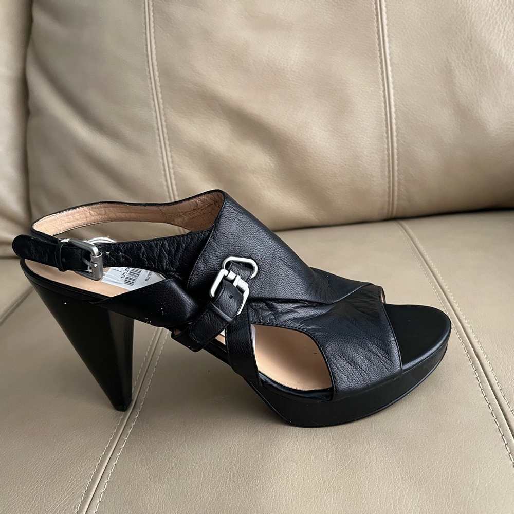 Nine West leather with 4 inch heel.